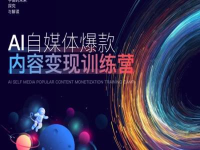 AI自媒体爆款内容变现训练营，20%底层逻辑，60%实操方法，20%案例拆解(即学即用)——生财有道创业网-资源-项目-副业-兼职-创业-大叔的库-大叔的库