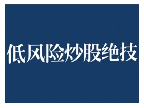 2024低风险股票实操营，低风险，高回报_生财有道创业网-资源-项目-副业-兼职-创业-大叔的库-大叔的库