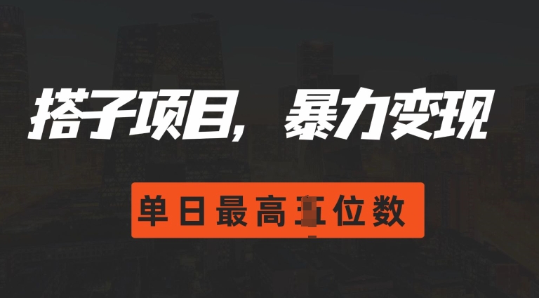 2024搭子玩法，0门槛，暴力变现，单日最高破四位数【揭秘】_生财有道创业网-资源-项目-副业-兼职-创业-大叔的库-大叔的库