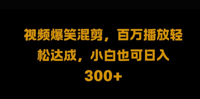 视频号零门槛，爆火视频搬运后二次剪辑，轻松达成日入1k【揭秘】——生财有道创业网-资源-项目-副业-兼职-创业-大叔的库-大叔的库