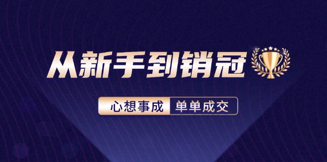 （12383期）从新手到销冠：精通客户心理学，揭秘销冠背后的成交秘籍_生财有道创业网-资源-项目-副业-兼职-创业-大叔的库-大叔的库