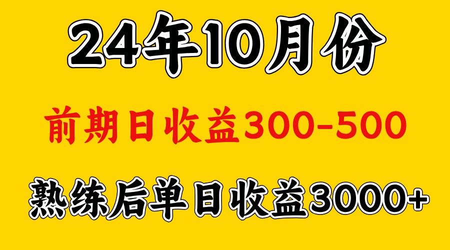 高手是怎么赚钱的.前期日收益500+熟练后日收益3000左右_生财有道创业网-资源-项目-副业-兼职-创业-大叔的库-大叔的库