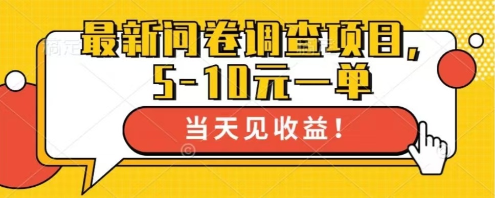 （13167期）最新问卷调查项目，单日零撸100＋_生财有道创业项目网-资源-项目-副业-兼职-创业-大叔的库-大叔的库