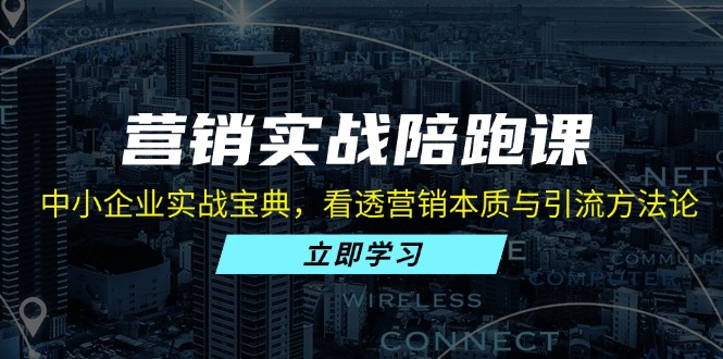 （13146期）营销实战陪跑课：中小企业实战宝典，看透营销本质与引流方法论_生财有道创业项目网-资源-项目-副业-兼职-创业-大叔的库-大叔的库