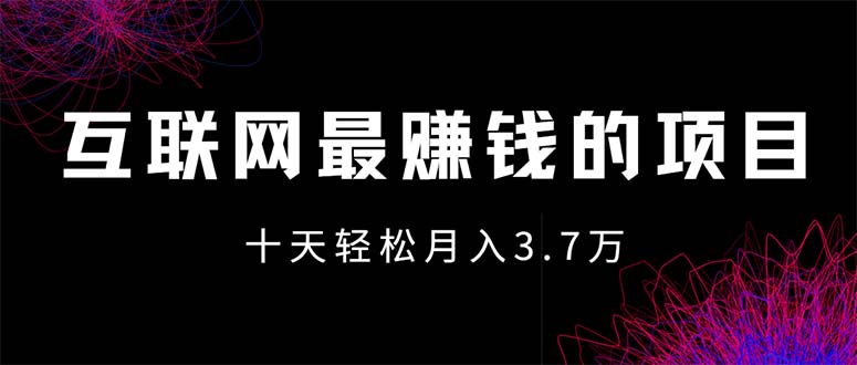 （12396期）互联网最赚钱的项目没有之一，轻松月入7万+，团队最新项目_生财有道创业网-资源-项目-副业-兼职-创业-大叔的库-大叔的库