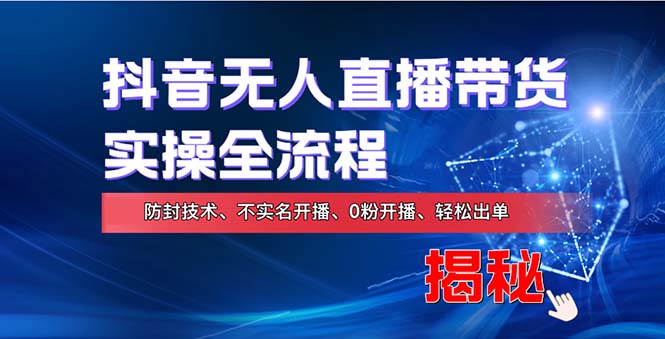 （13001期）在线赚钱新途径：如何用抖音无人直播实现财务自由，全套实操流程，含…_生财有道创业项目网-资源-项目-副业-兼职-创业-大叔的库-大叔的库