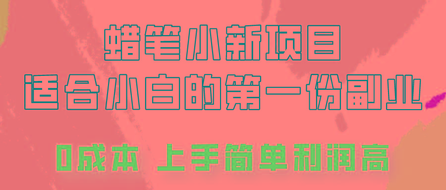蜡笔小新项目拆解，0投入，0成本，小白一个月也能多赚3000+_生财有道创业网-资源-项目-副业-兼职-创业-大叔的库-大叔的库