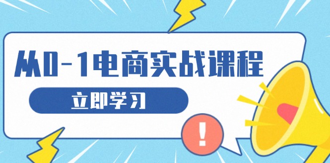 （13594期）从零做电商实战课程，教你如何获取访客、选品布局，搭建基础运营团队_大叔资源库创业项目网-大叔资源库-资源-项目-副业-兼职-创业-大叔的库-大叔的库