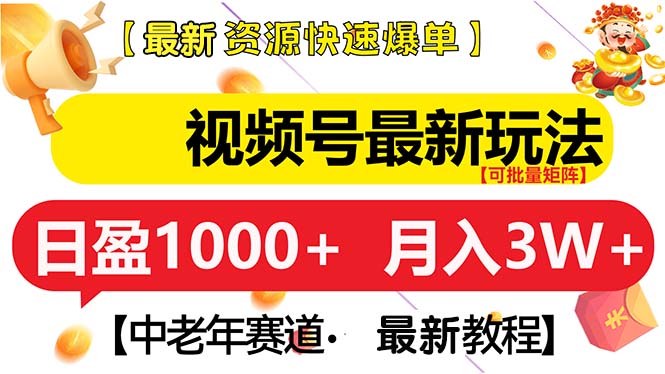 （13530期）视频号最新玩法 中老年赛道 月入3W+_大叔资源库创业项目网-大叔资源库-资源-项目-副业-兼职-创业-大叔的库-大叔的库