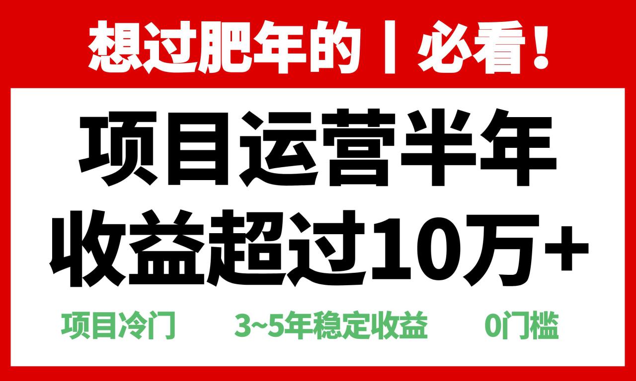 （13663期）年前过肥年的必看的超冷门项目，半年收益超过10万+，_大叔资源库创业项目网-大叔资源库-资源-项目-副业-兼职-创业-大叔的库-大叔的库
