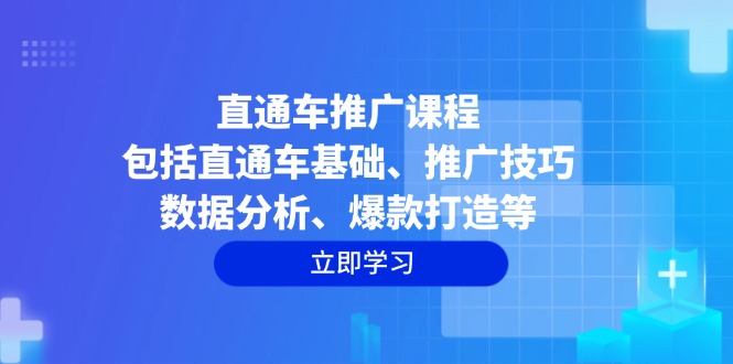 （14001期）直通车推广课程：包括直通车基础、推广技巧、数据分析、爆款打造等_大叔资源库创业项目网-大叔资源库-资源-项目-副业-兼职-创业-大叔的库-大叔的库