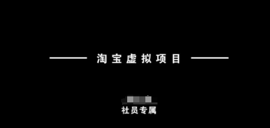 淘宝虚拟项目，从理论到实操，新手也能快速上手——大叔资源库创业项目网-大叔资源库-资源-项目-副业-兼职-创业-大叔的库-大叔的库