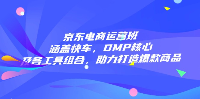 （14131期）京东电商运营班：涵盖快车，DMP核心及各工具组合，助力打造爆款商品_大叔资源库创业项目网-大叔资源库-资源-项目-副业-兼职-创业-大叔的库-大叔的库