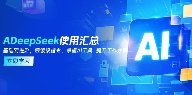 （14216期）DeepSeek使用汇总，基础到进阶，提示词技巧，掌握AI工具  提升工作效率_大叔资源库创业项目网-大叔资源库-资源-项目-副业-兼职-创业-大叔的库-大叔的库