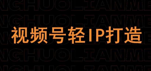 视频号线上课程，视频号轻IP打造——大叔资源库创业项目网-大叔资源库-资源-项目-副业-兼职-创业-大叔的库-大叔的库