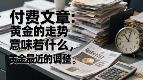 付费文章：黄金的走势意味着什么，如何看待黄金最近的调整——大叔资源库创业项目网-大叔资源库-资源-项目-副业-兼职-创业-大叔的库-大叔的库