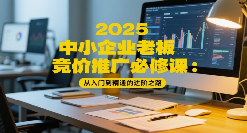 2025中小企业老板竞价推广必修课：从入门到精通的进阶之路——大叔资源库创业项目网-大叔资源库-资源-项目-副业-兼职-创业-大叔的库-大叔的库