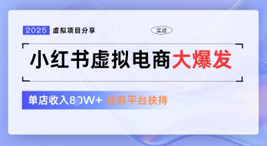 小红书虚拟电商项目，平台大力免费流量扶持，低门槛1拖3玩法——大叔资源库创业项目网-大叔资源库-资源-项目-副业-兼职-创业-大叔的库-大叔的库