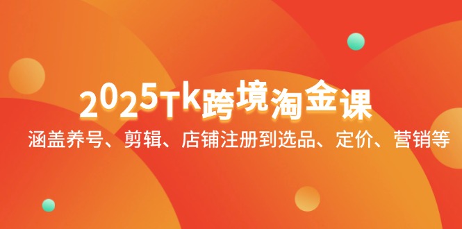 （14638期）2025Tk跨境淘金课：涵盖养号、剪辑、店铺注册到选品、定价、营销等_大叔资源库创业项目网-大叔资源库-资源-项目-副业-兼职-创业-大叔的库-大叔的库