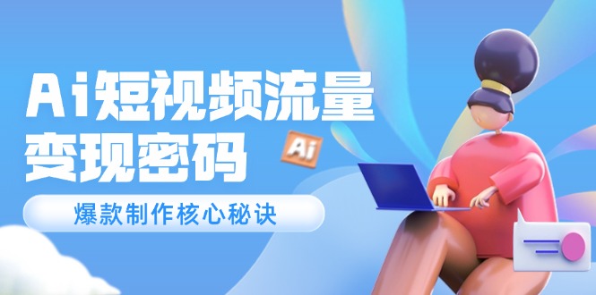 （14875期）Ai短视频流量密码，爆款制作核心秘诀，120万案例深度解析_大叔资源库创业项目网-大叔资源库-资源-项目-副业-兼职-创业-大叔的库-大叔的库